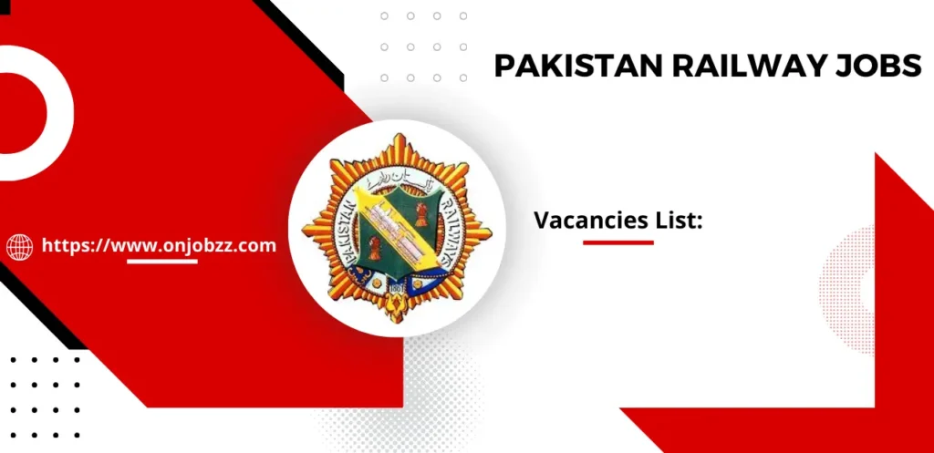 Pakistan Railway Jobs 2024 Latest Advertisement Application Form